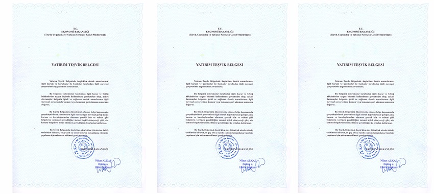 Teşvik Belgesi Kapsamında Sağlanan Destekler 